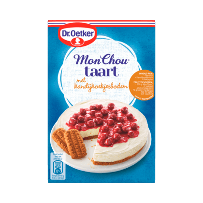 Dr. Oetker Mon Chou Taart met Kandijkoekjesbodem (385 gram)