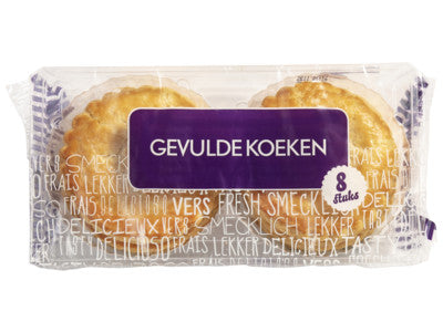 Gevulde Koeken: 8 pieces (400 gram)