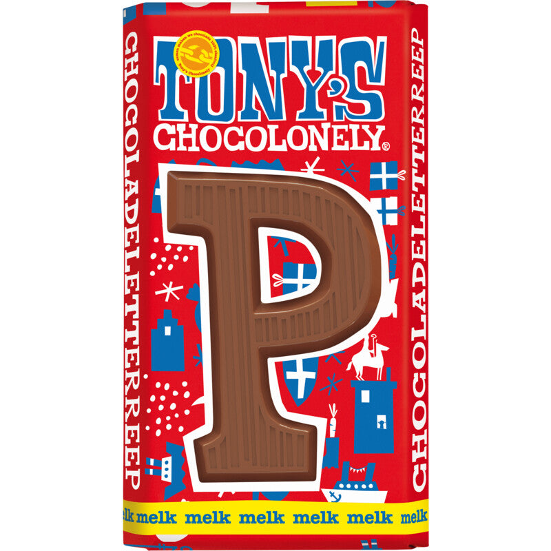 Tony's Chocolonely Letter P (180 gram)