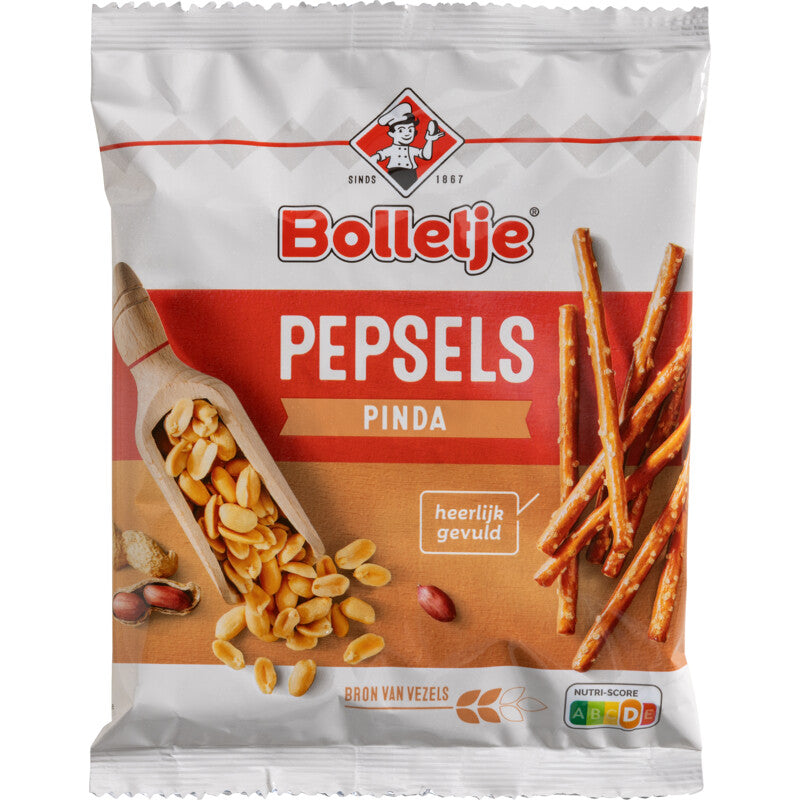 Bolletje Pinda Pepsels / Peanut Sticks (115 gram)