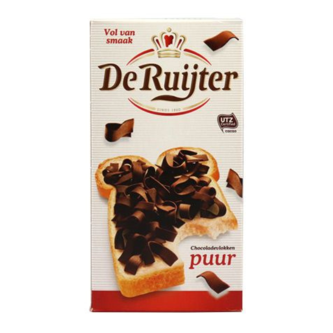 De Ruijter Chocoladevlokken Puur ( 300 gram )