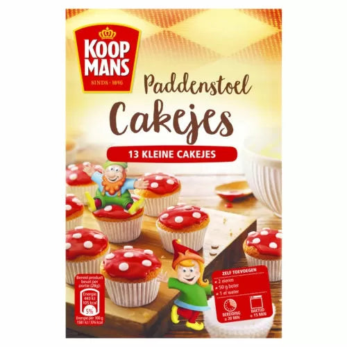 Koopmans Paddenstoel Cakjes (220 gram)