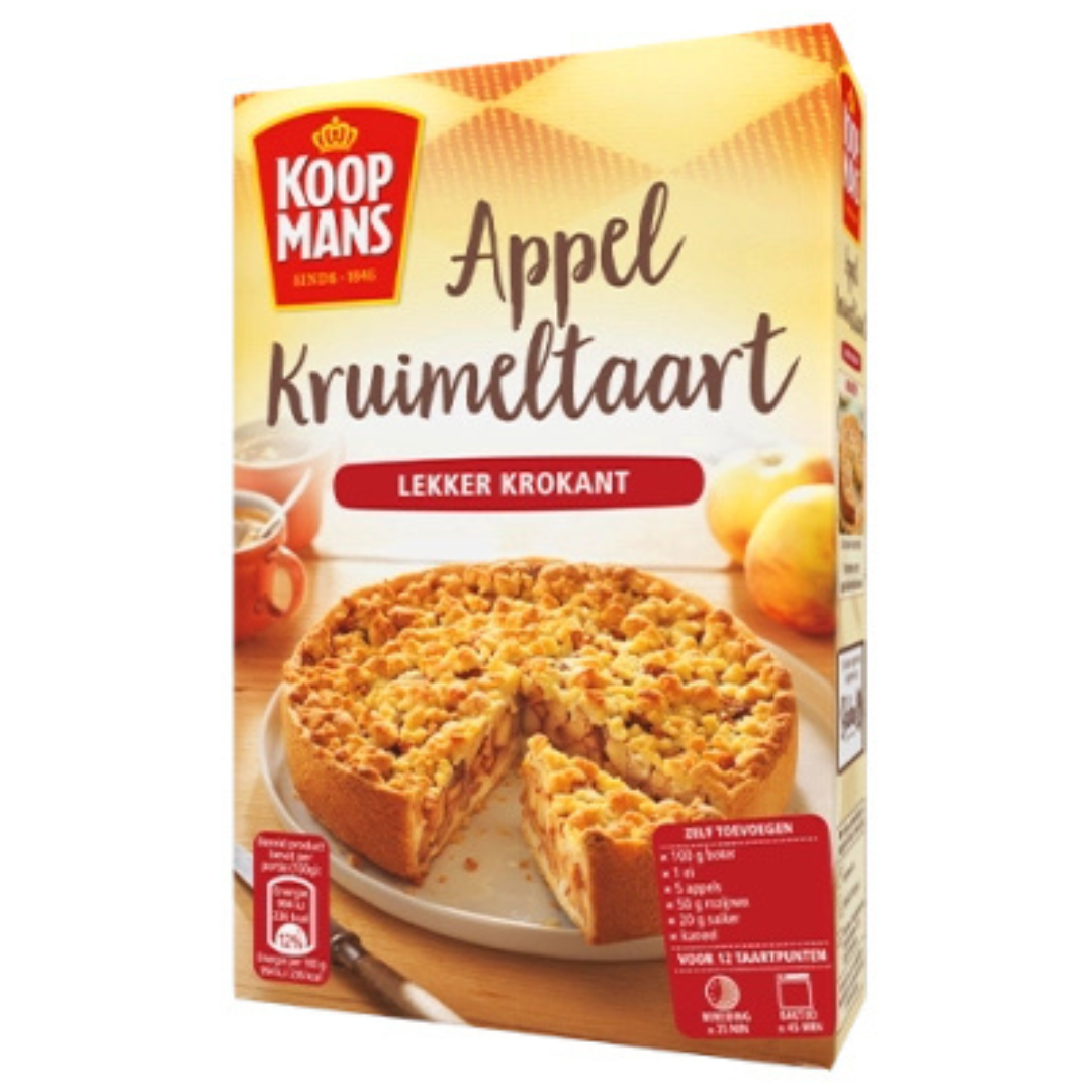 Koopmans Appel Kruimeltaart (410 gram)