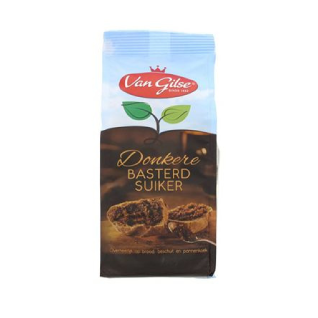 Van Gilse Basterdsuiker donker (600 gram)/Dark brown sugar
