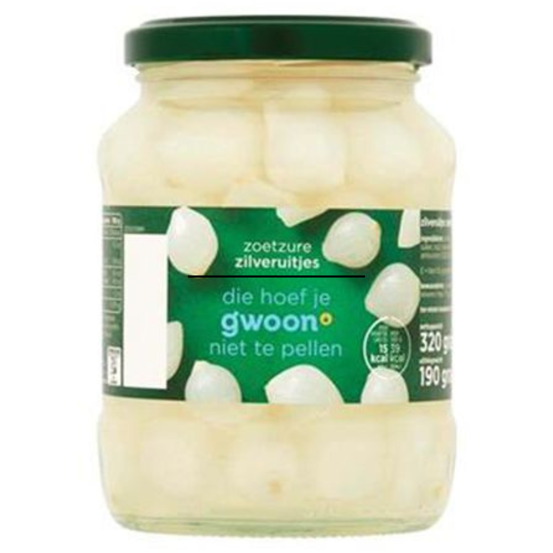 Gwoon Zilveruitjes (320 gram)