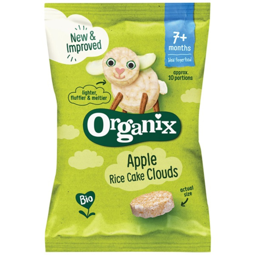 Organix Apple baby rice cake clouds 7m+ (40g) The Dutch Shop
