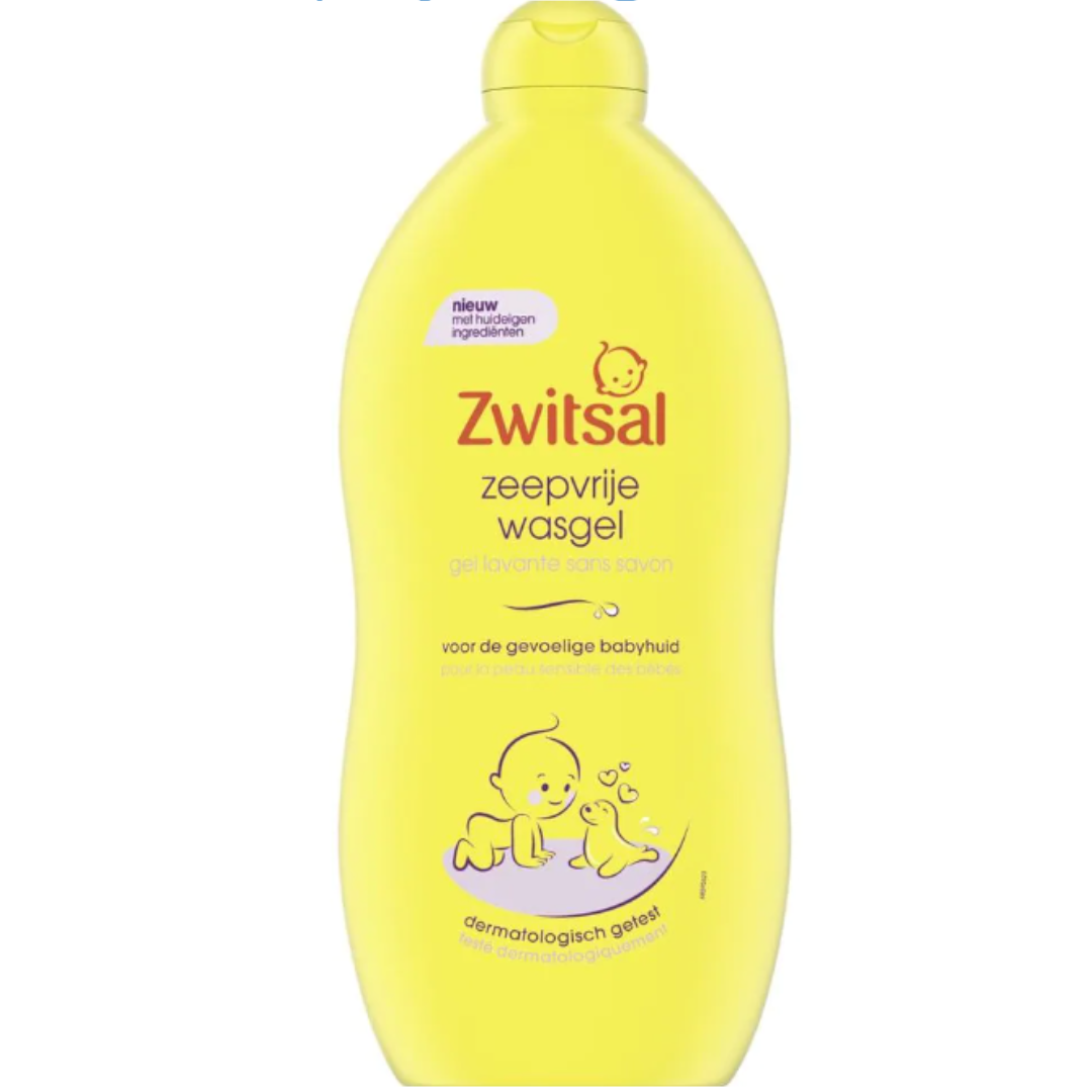 Zwitsal Zeepvrije wasgel (200 ml)/Soap free shower gel The Dutch Shop