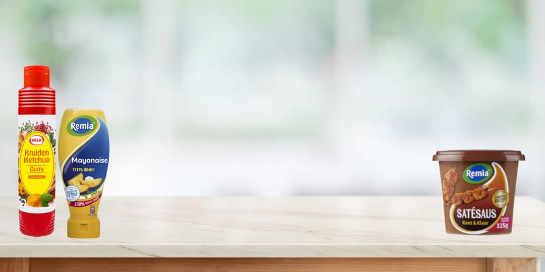 Sauces & condiments Remia, Calve, satay sauce and Dutch stroop in HK