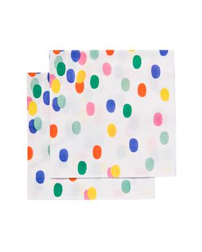 Hema Kleurvolle Confetti Servetten (kleurrijke confetti servetten)