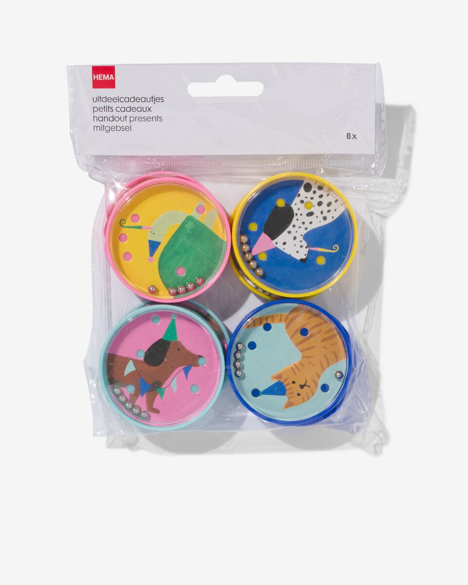 Hema Kantelpuzzel spelletjes (feestcadeau) / 8 in een pakje (8 in een pakje)