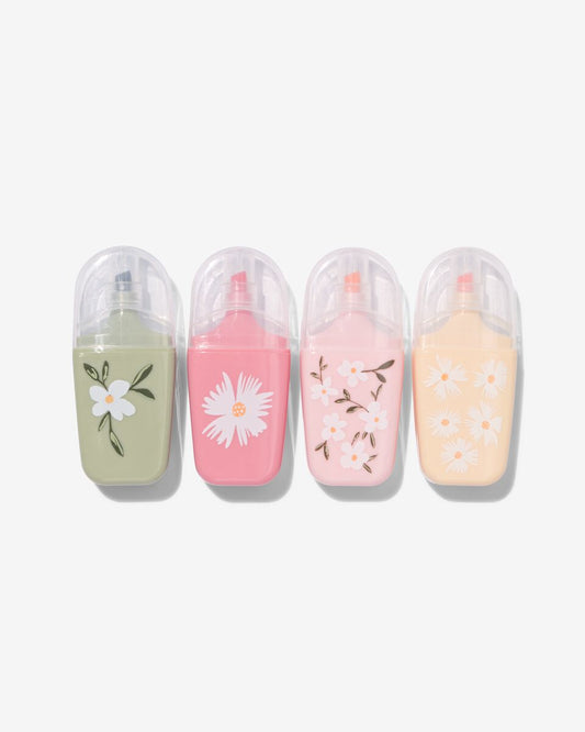 Hema Mini Bloemen (Flower) Markers set of 4 different colors