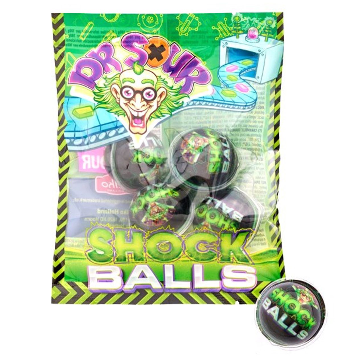 Dr Sour Shock Balls (72 gram)