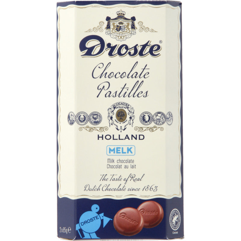Droste Chocolate Pastilles Holland Milk (170 gram)