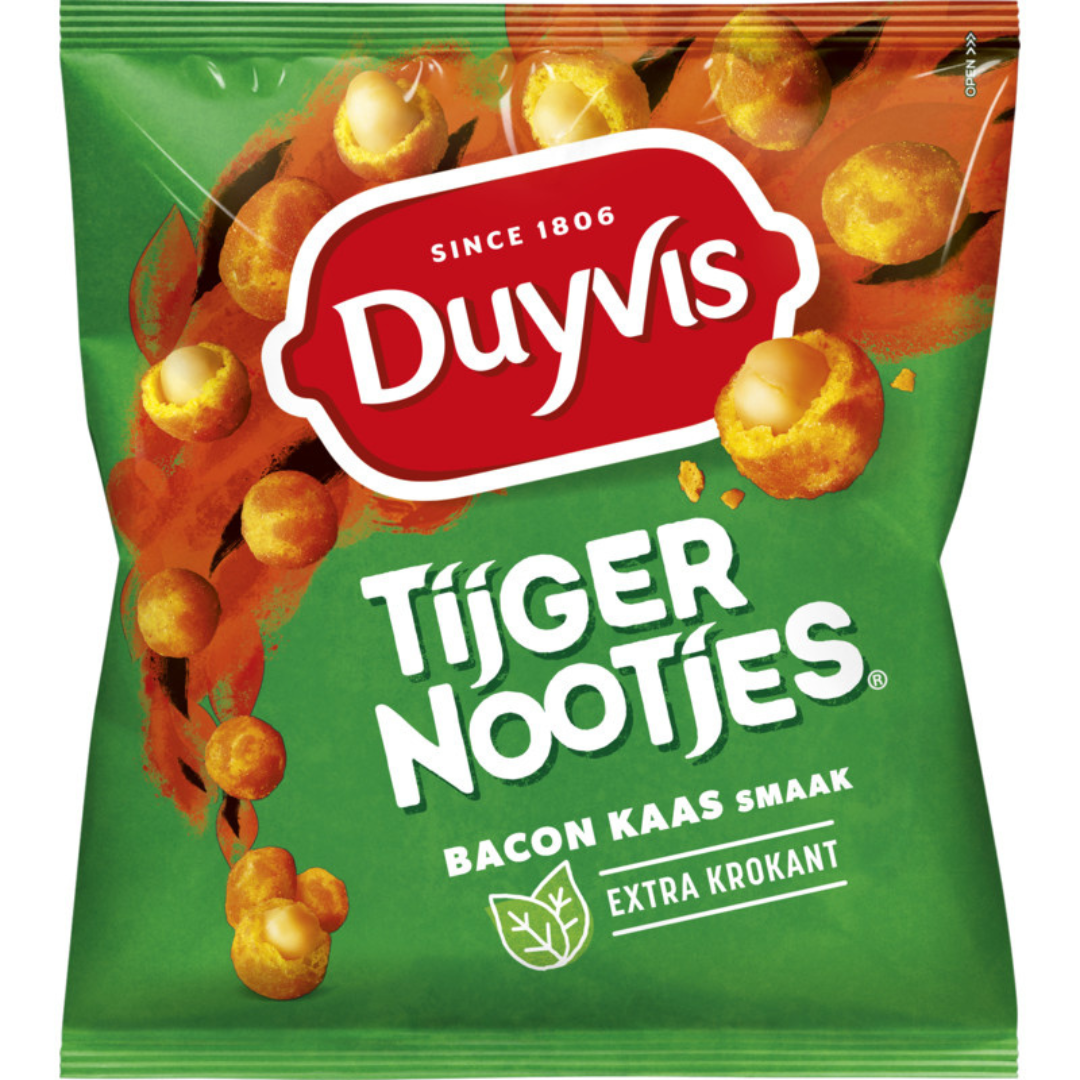 Duyvis Tijgernoten Bacon Kaas (275 gram)