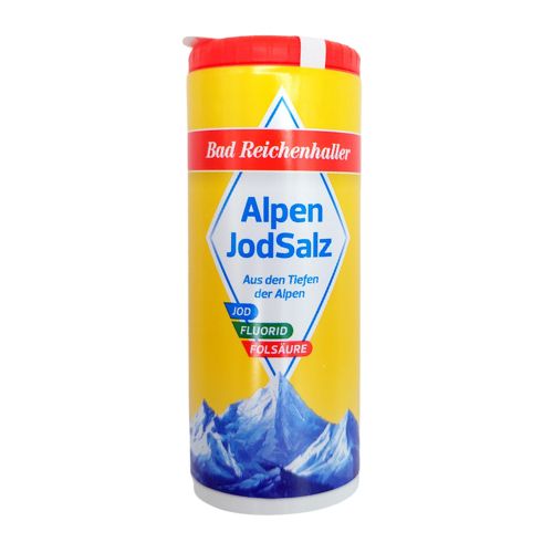 Alpen JodSalz (jodium zout) aus den Tiefen der Alpen (Iodised Salt from the depth of the Alpes (125 gram)