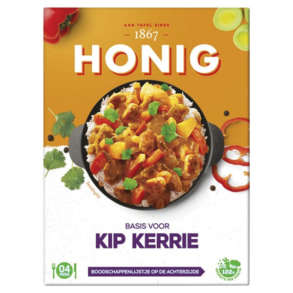 Honig Basis voor Kip Kerrie (59 gram)