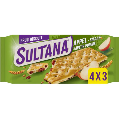 Sultana Appel (4 pieces of 3) (175 gram) (Discounted/Best Before 1st of December 2023)