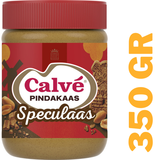 Calvé Pindakaas speculaas / Peanut butter with speculaas pieces (350 gr)