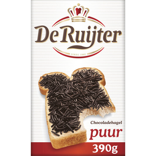 De Ruijter Chocoladehagel puur (390 gram) | Dutchshop HK