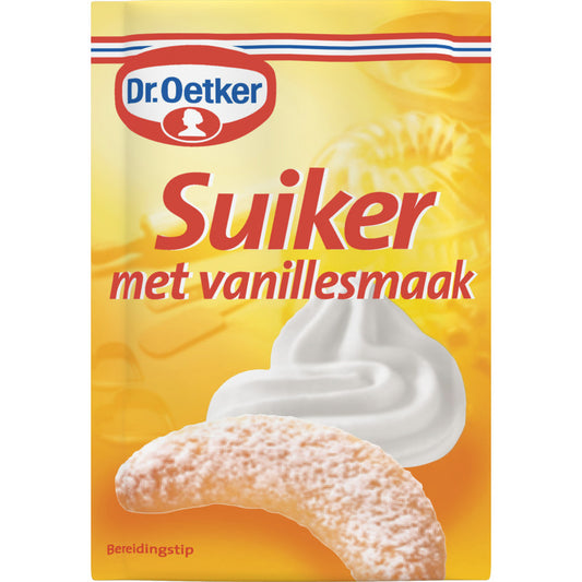 Dr. Oetker Suiker met vanillesmaak/Sugar with vanilla flavour (10 pieces x 8 gram)