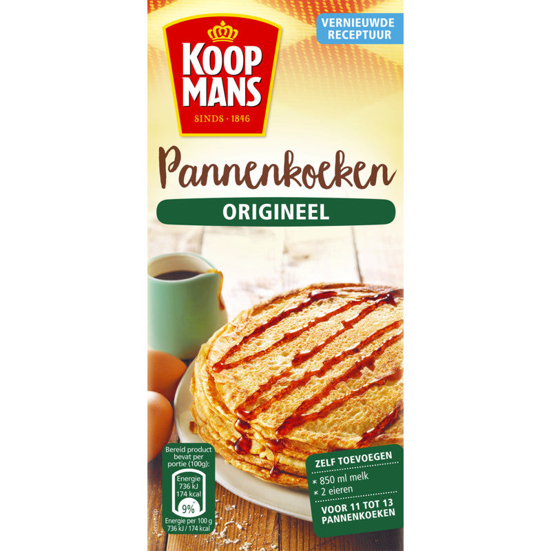 Koopmans Mix for Dutch pancakes - Original | Dutchshop HK