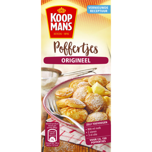 Koopmans Mix voor poffertjes origineel