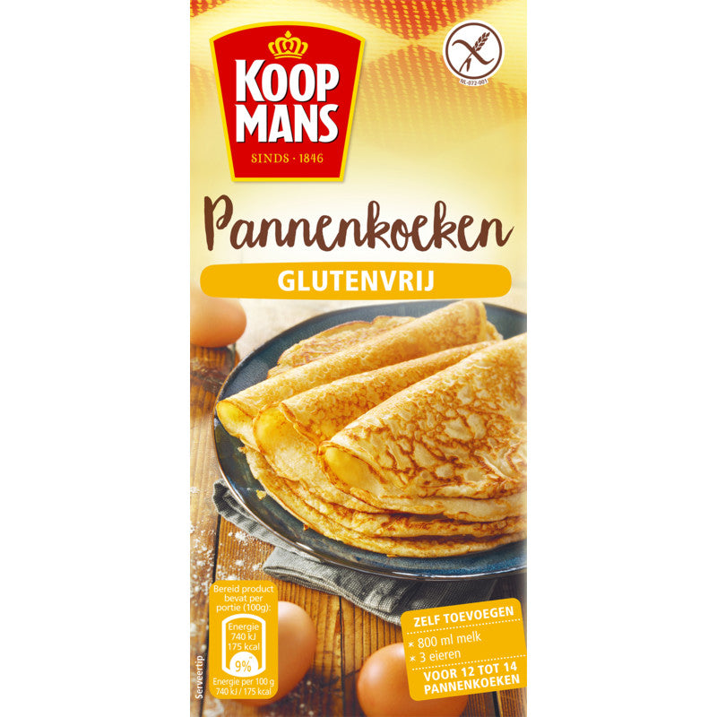 Koopmans Pannenkoeken Glutenvrij 400 gram | Dutchshop HK