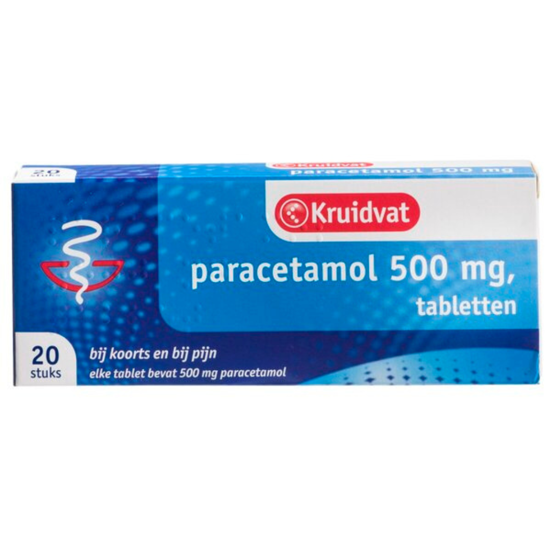 Kruidvat Paracetamol 500 mg ( 20 tabletten )