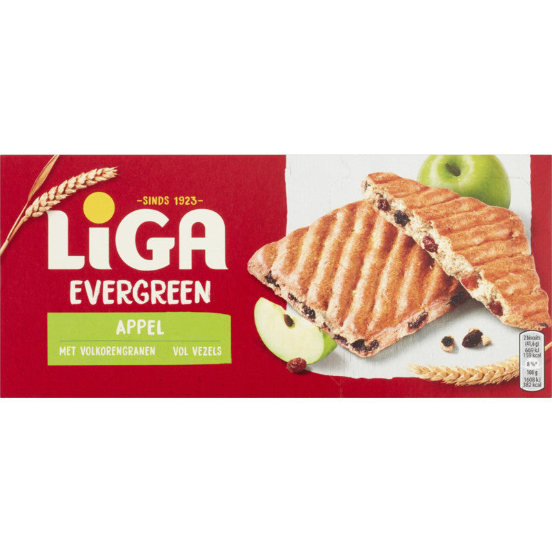 Liga Evergreen Appel Koeken 250 gram | Dutchshop HK