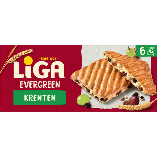 Liga Evergreen Krenten Koeken 225 gram | Dutchshop HK