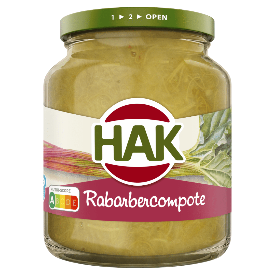 Hak Rabarber compote 360 gram/Rhubarb compote