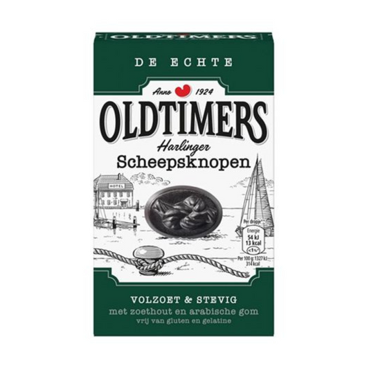 Oldtimers Scheepsknopen (235 gram)/Sweet licorice