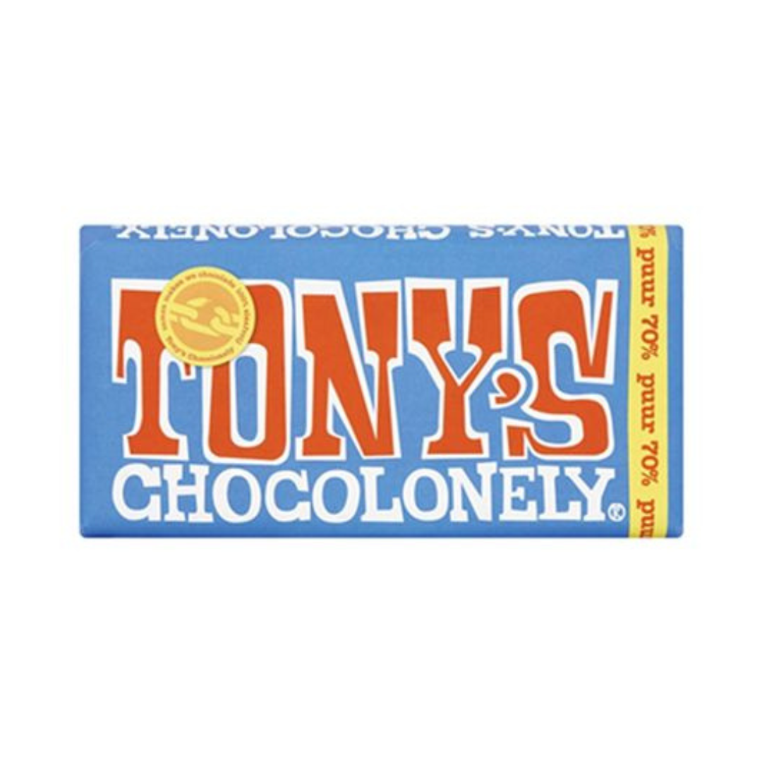 Tony's Chocolonely puur 70% (180 gram)/Dark choco