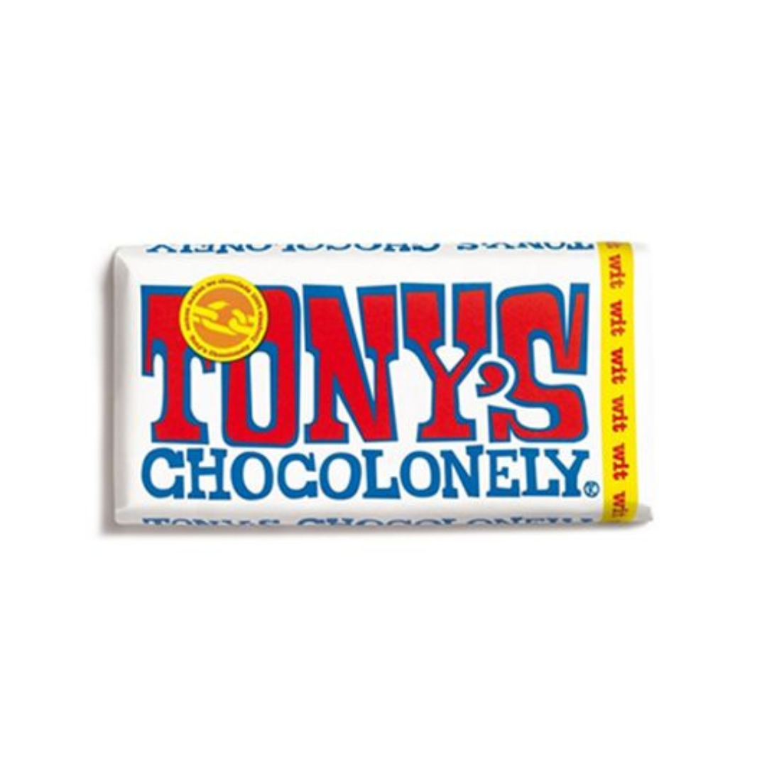 Tony's Chocolonely Wit (180 gram)/White choco