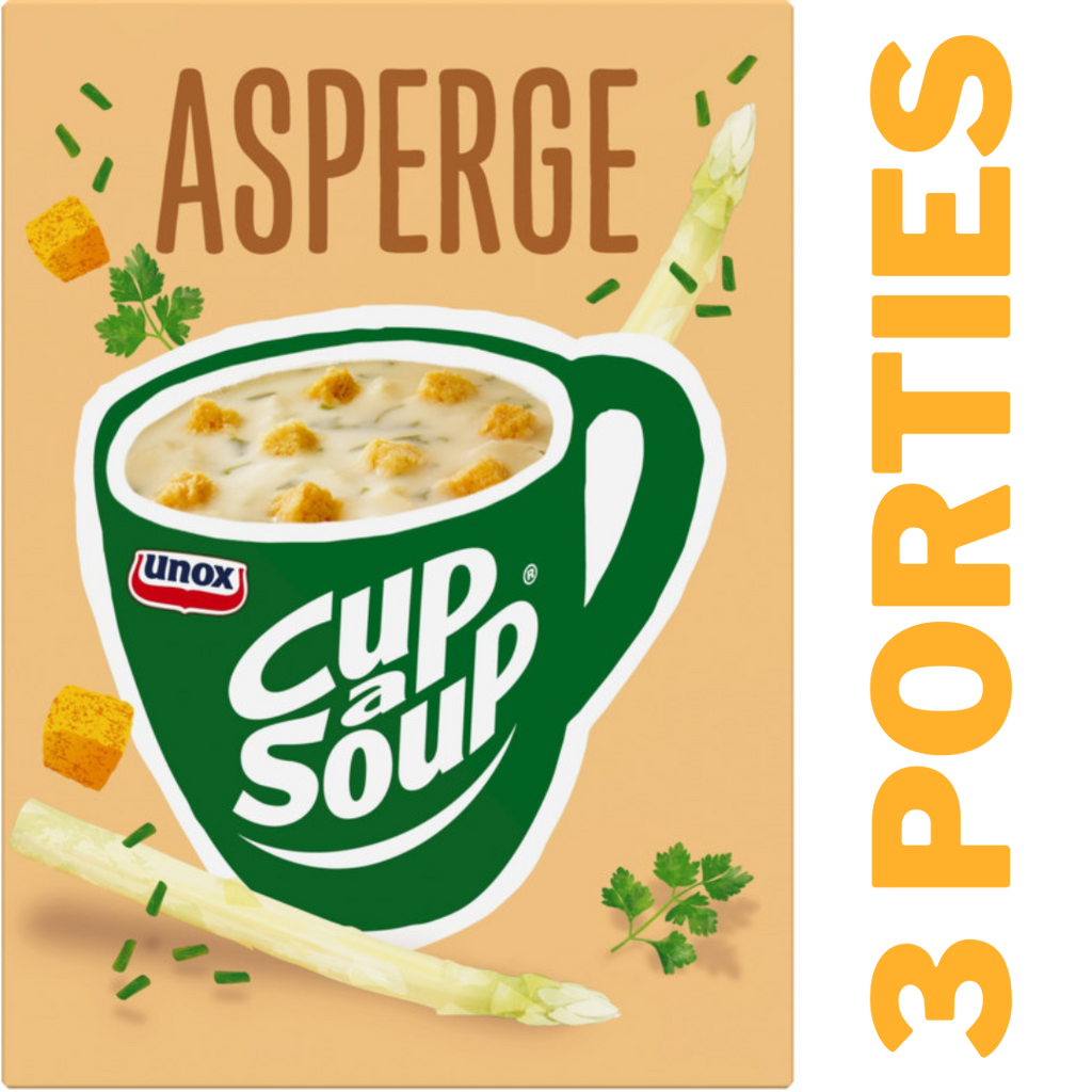 Unox Cup-a-soup Asperge (3 x15 gram) | Dutchshop HK