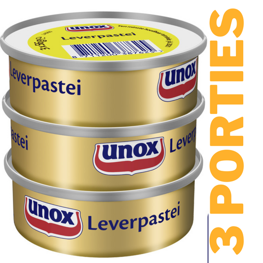 Unox Leverpastei 3 stuks (168g)/Liver cream pate (3 tins)