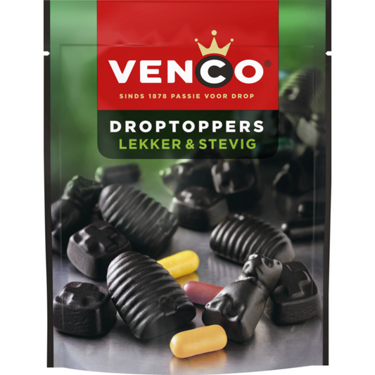 Venco Droptopper lekker en stevig (215 gram)